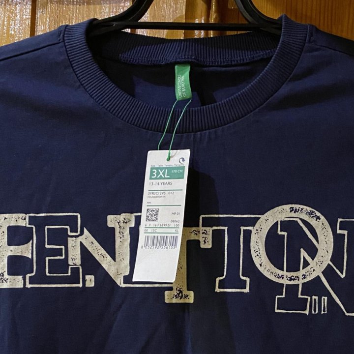 Футболка / лонгслив Benetton 13-14 лет новый