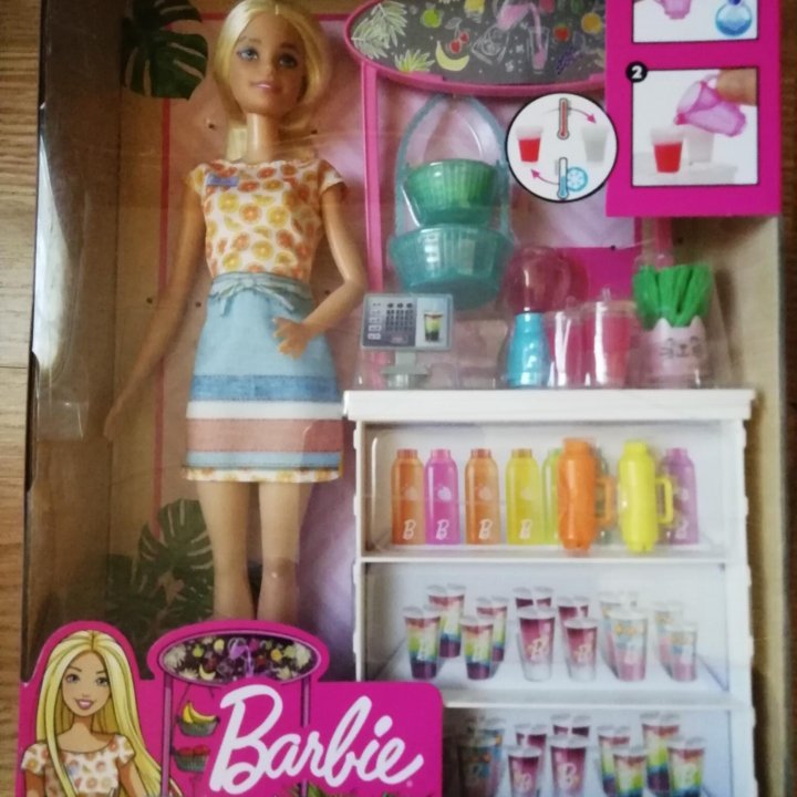 Новый Набор игровой Barbie Смузи-бар. Оригинал