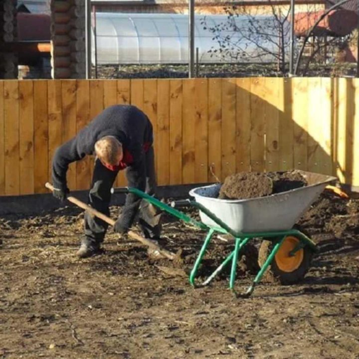 Ручная копка!Субботники!Благоустройство участков!