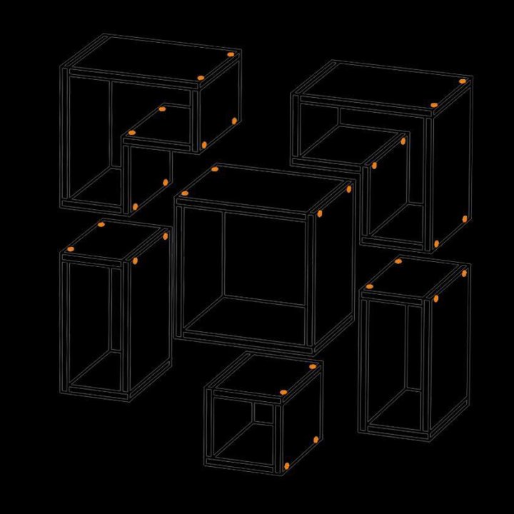 Полка интерьерная Смарт 1