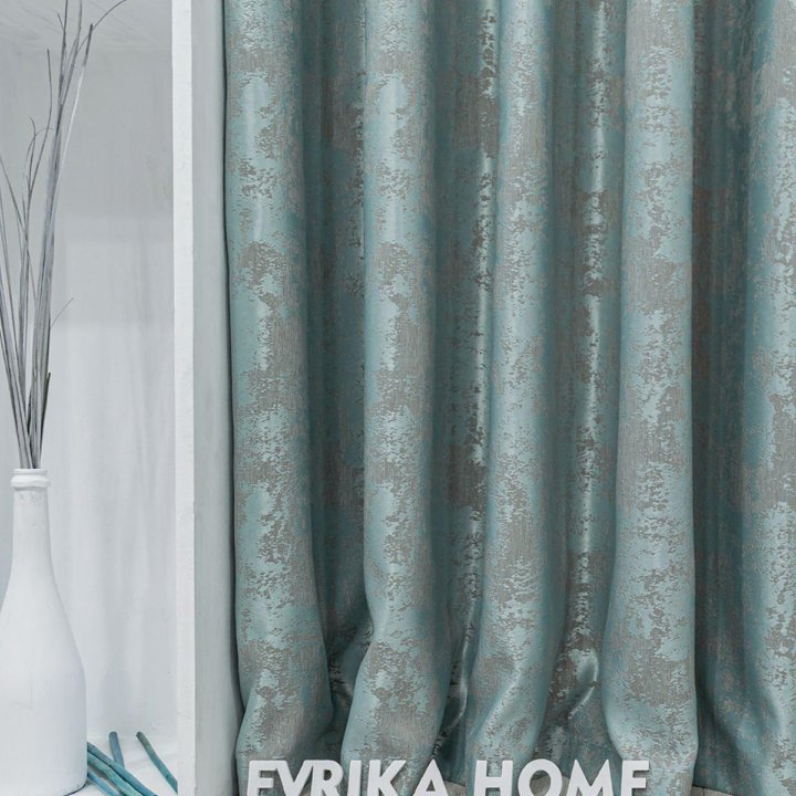 Шторы Зарина (бирюза) Evrika Home