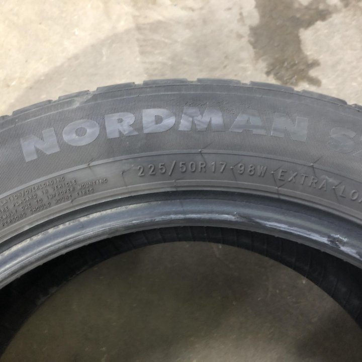 Шины Nokian Nordman SZ 225/50 R17, 2 штуки