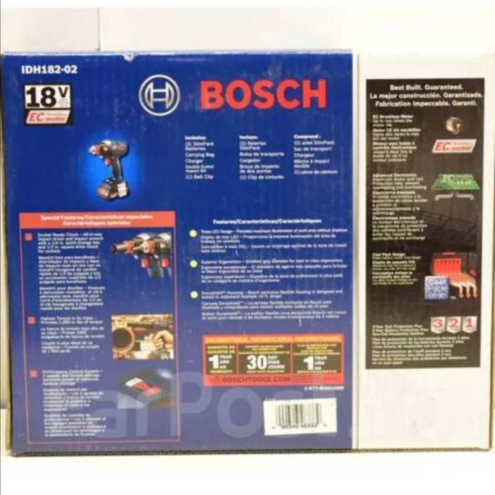 Гайковёрт аккумуляторный Bosch GDX 18V-EC