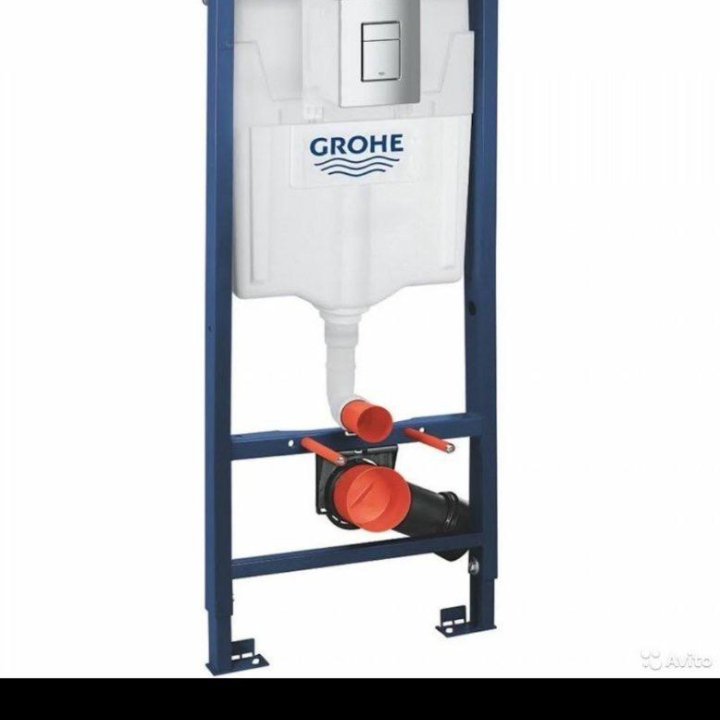 Инсталляция Grohe Rapid SI 38772001 c кнопкой