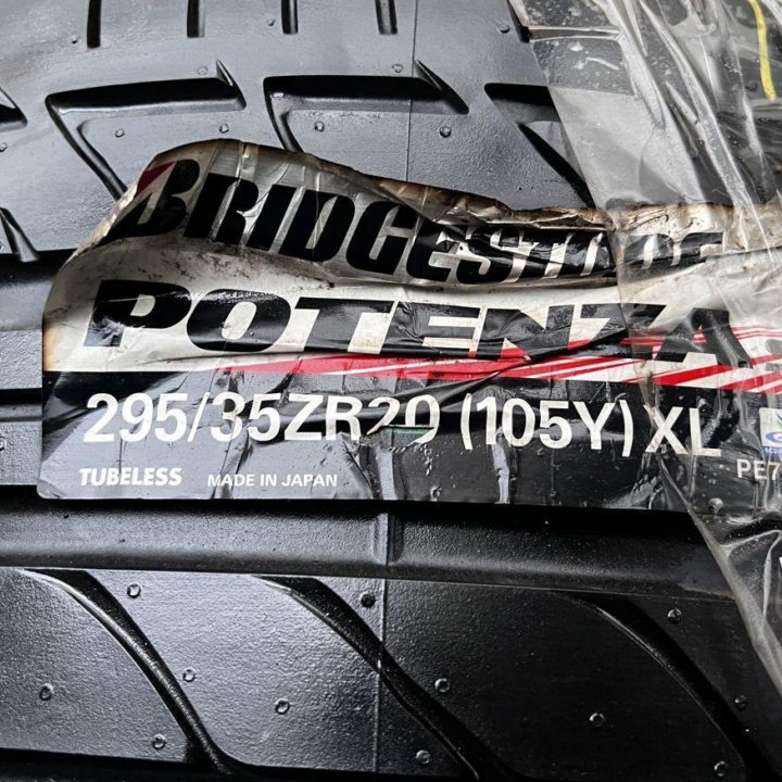 Bridgestone Potenza S001 295/35 R20, 2 шт