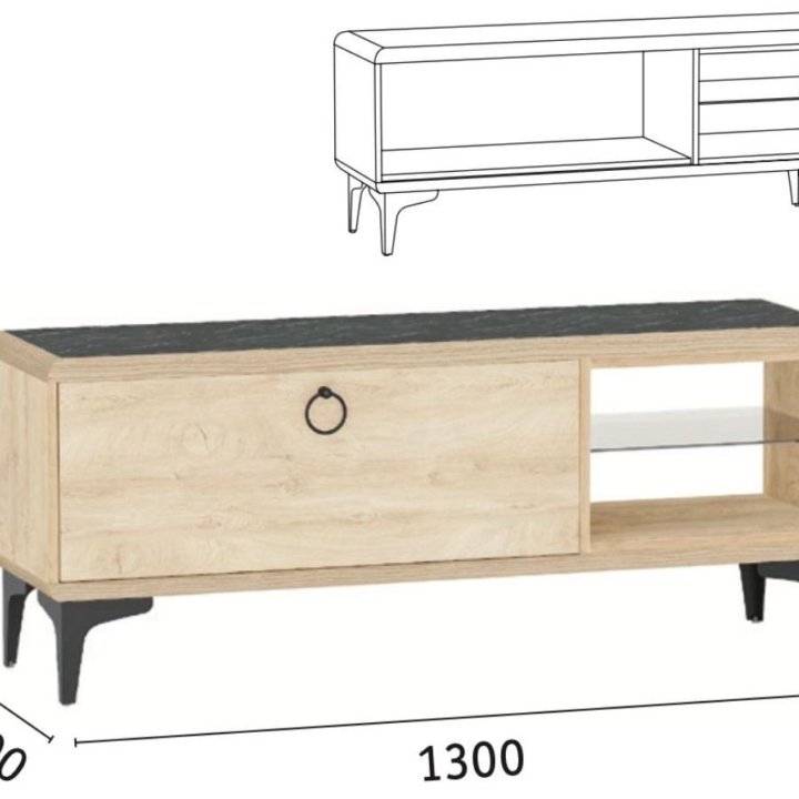 Тумба под ТВ Мальта 13.273