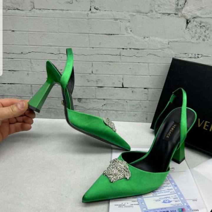 Туфли Versace* зеленые