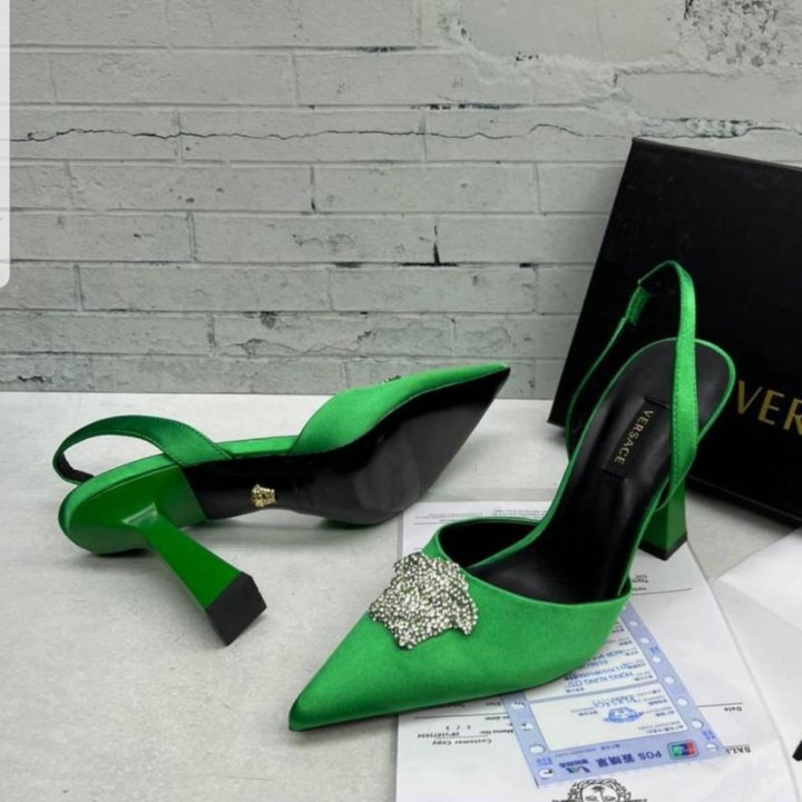Туфли Versace* зеленые