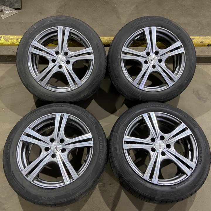 Диски R16 X’trike на резине Kumho ecowing es01