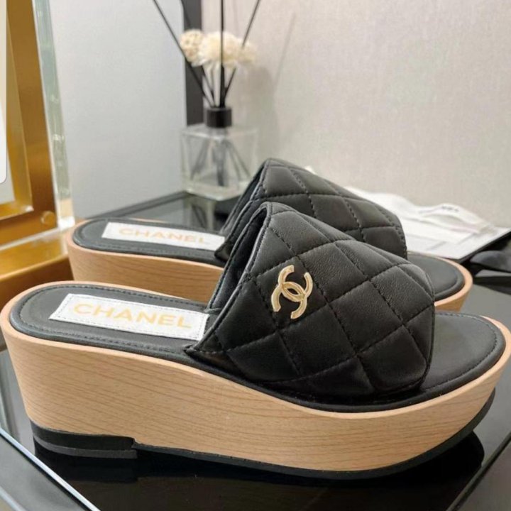 Сабо на платформе Chanel* AAA