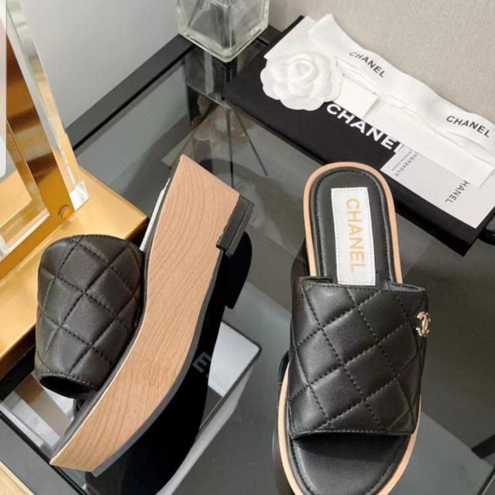 Сабо на платформе Chanel* AAA