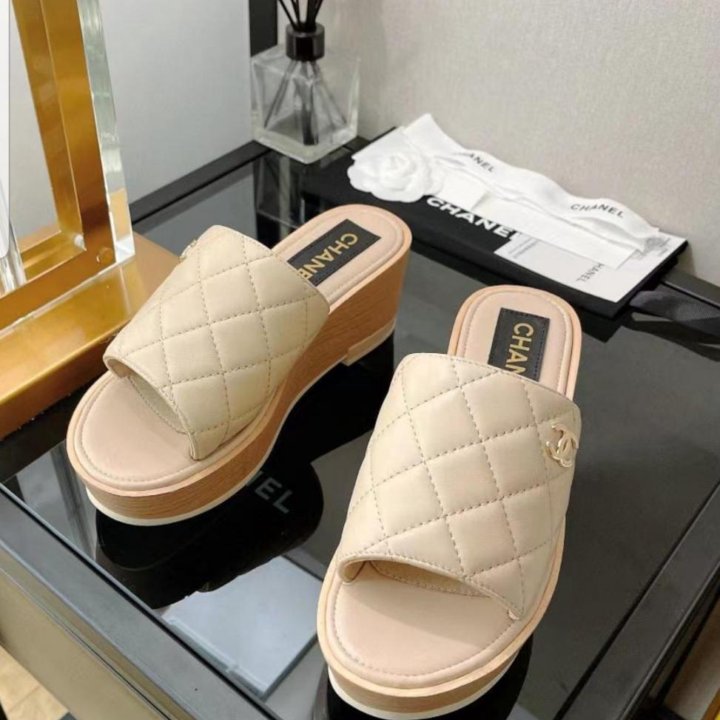 Сабо на платформе Chanel* AAA