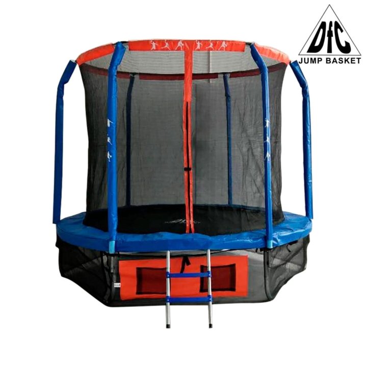 Батут DFC JUMP BASKET с сеткой 8FT-JBSK-B +