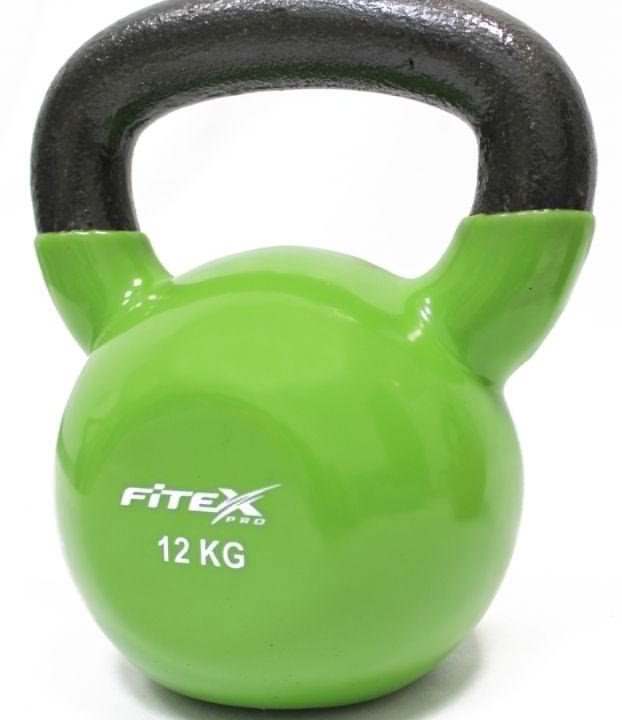 Гиря в виниловой оболочке 12 кг FITEX PRO