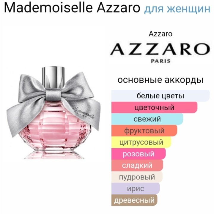 AZZARO Mademoiselle туалетная вода