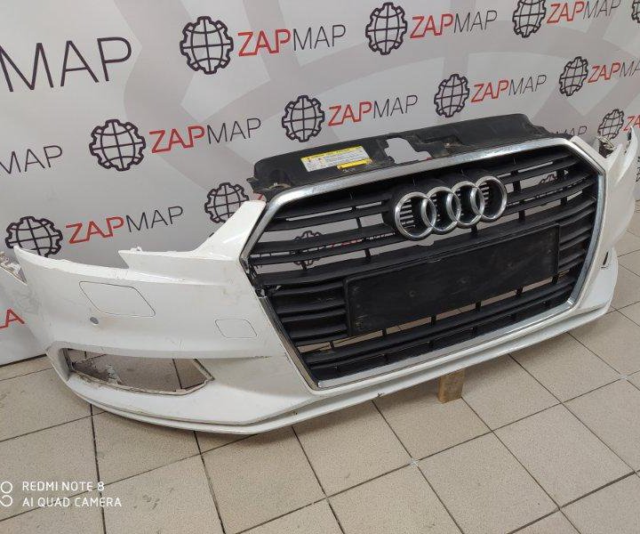 Бампер с решеткой радиатора передний Audi A3 8V