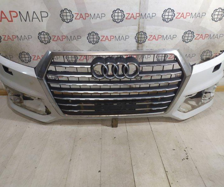 Бампер с решеткой радиатора передний Audi Q7 4M