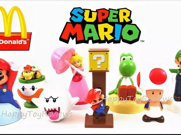 Новые Super Mario McDonalds 16 шт!