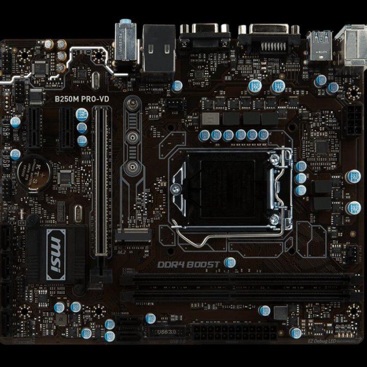 Msi b250m pro-vd + Intel Core i7-7700 ES + 16Gb