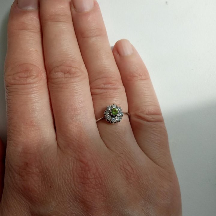 Кольцо серебряное