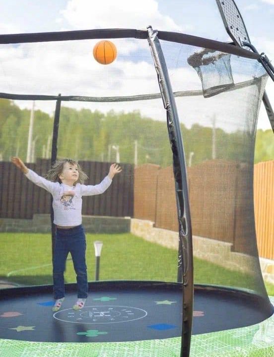 Батут каркасный hasttings air game basketball