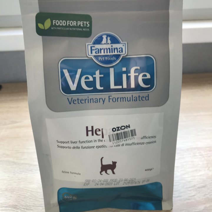 Farmina Vet Life Hepatic для котов и кошек