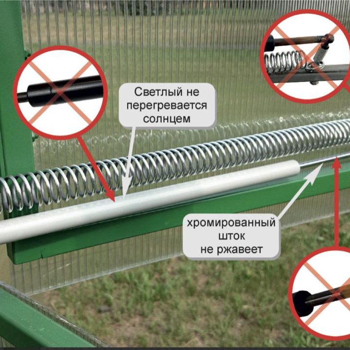 Термопривод 300С для теплиц