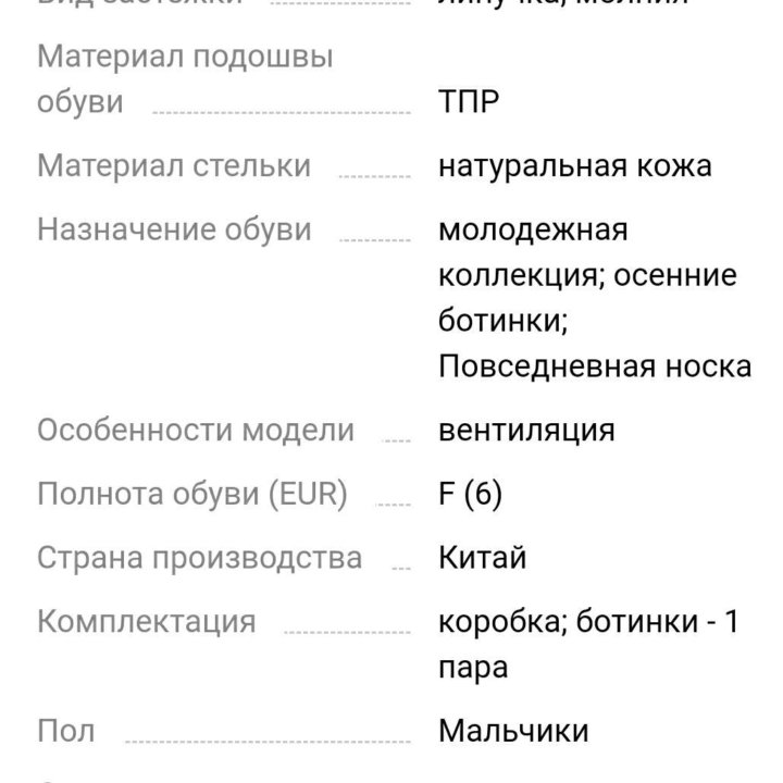 Ботинки (р. 28) демисезон