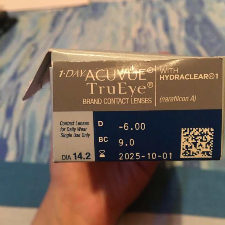 Линзы acuvue trueye -6.0d 9.0 bc