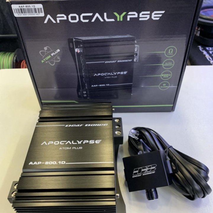 Усилитель APOCALYPSE AAP-800.1D ATOM PLUS