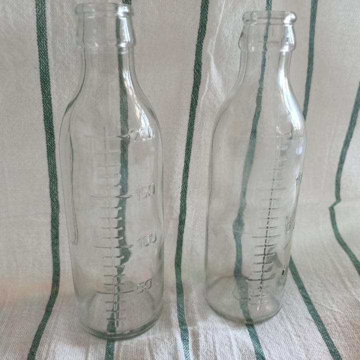 бутылочка стеклянная для кормления (200 мл)