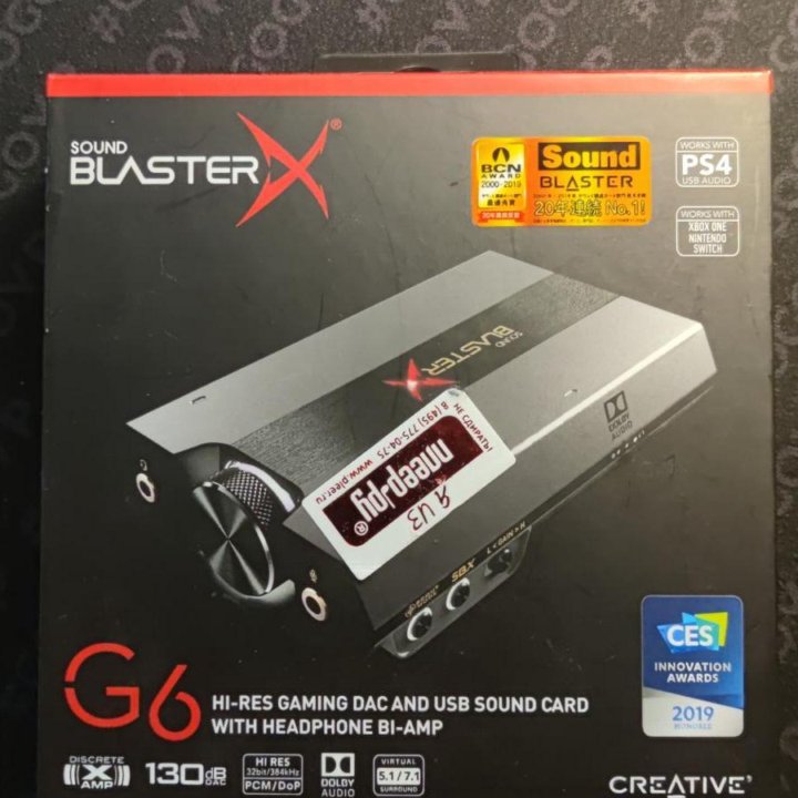 Creative sound blaster x g6