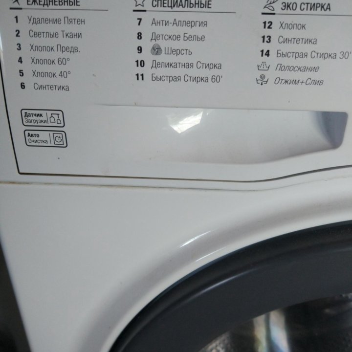 Состояние новой стиральная машина