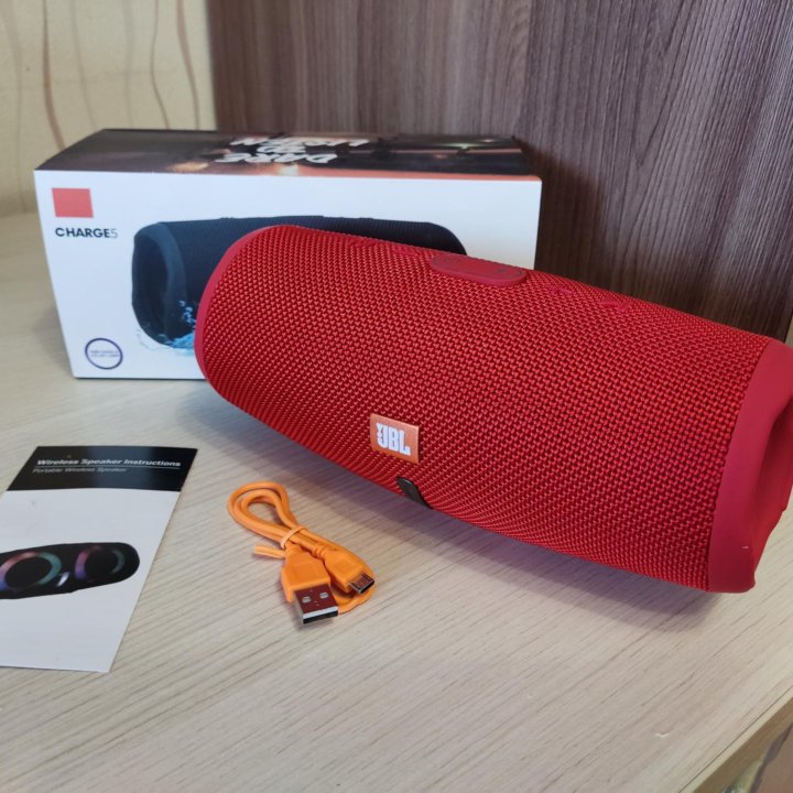 Колонка jbl charge 5 красная