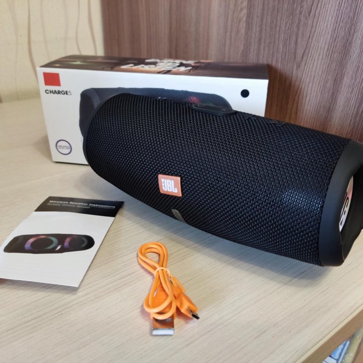 Колонка jbl charge 5 чёрная