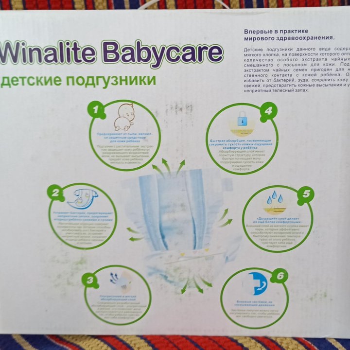 Продаются детские Суперподгузники Winalite