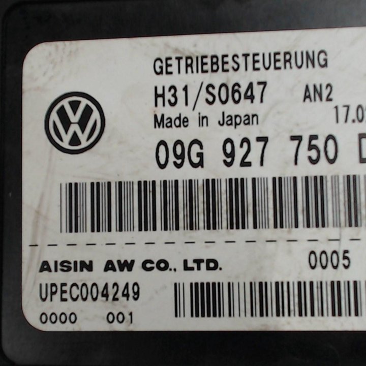 Блок управления КПП Volkswagen Golf 5 2003-2009