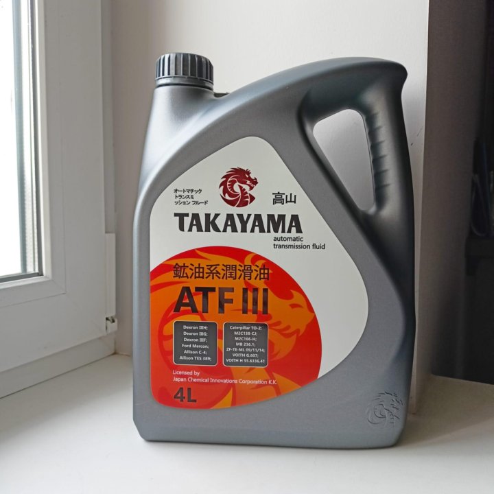 Масло Takayama ATF III Dextron