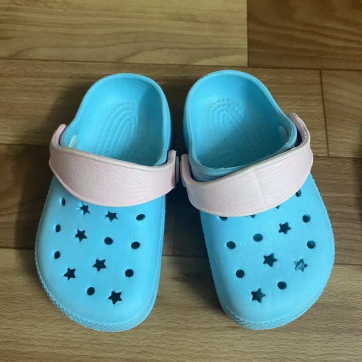 Детская обувь crocs сабо, шлёпанцы пляжные