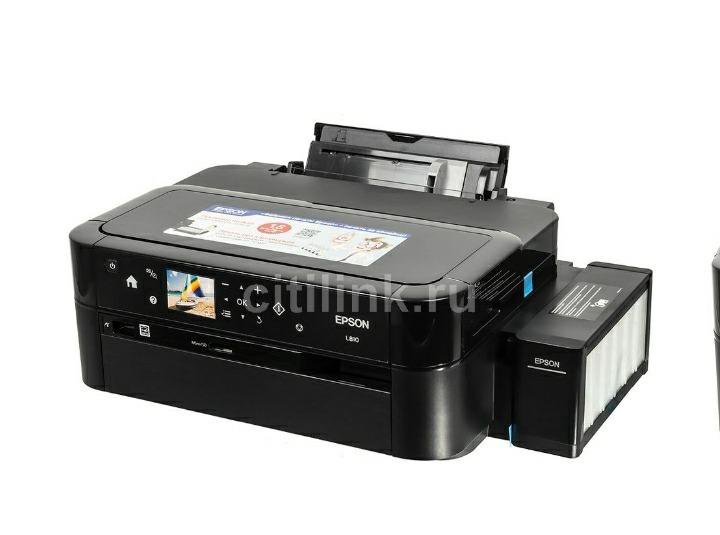 Принтер струйный Epson L810 цветной