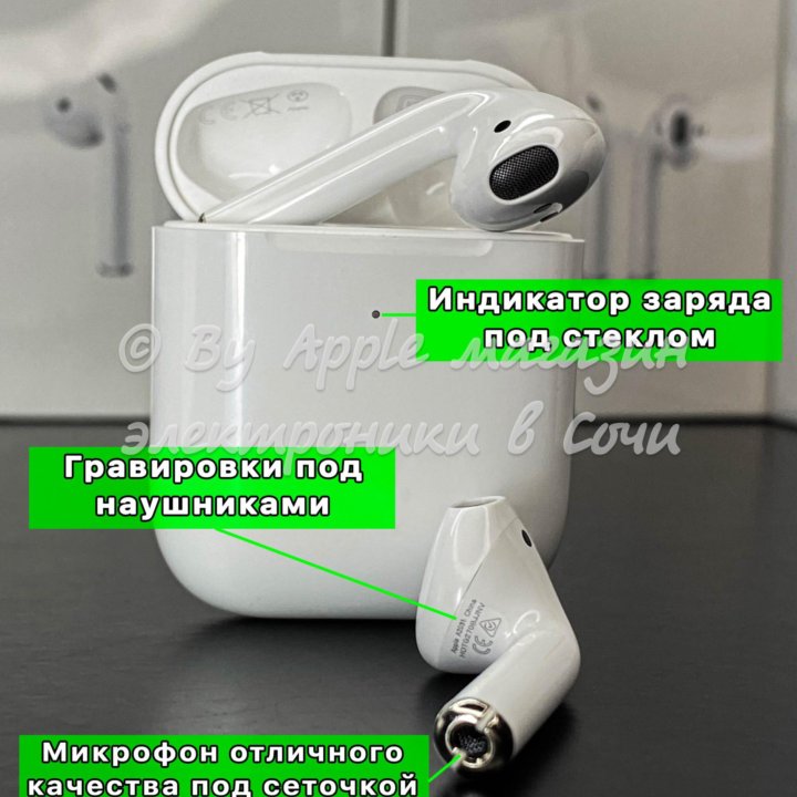 AirPods 2 (новые, премиум)