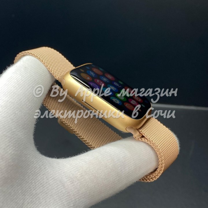 Apple Watch 7 45mm (ориг экран, gold milan)