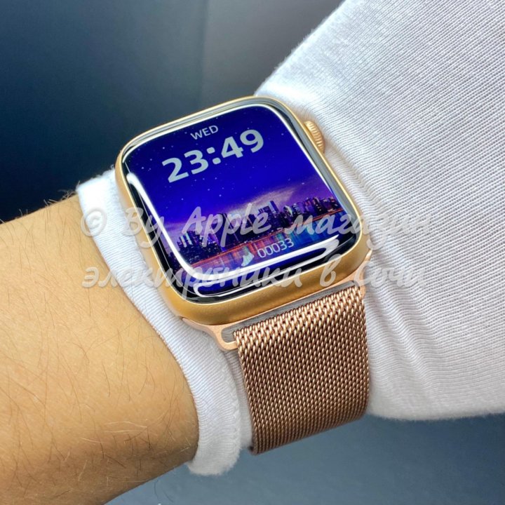 Apple Watch 7 45mm (ориг экран, gold milan)