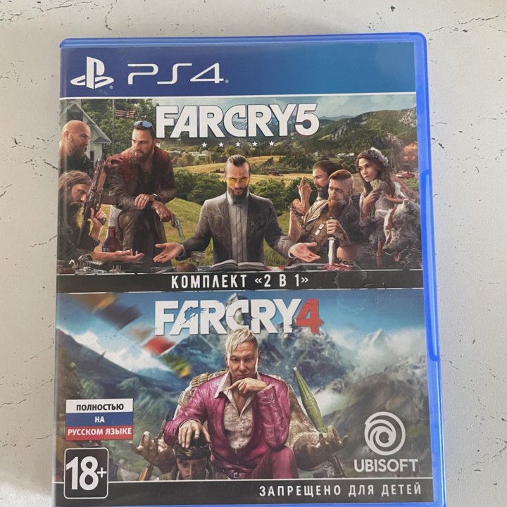 Far cry 5 + far cry 4 комплект для PS4