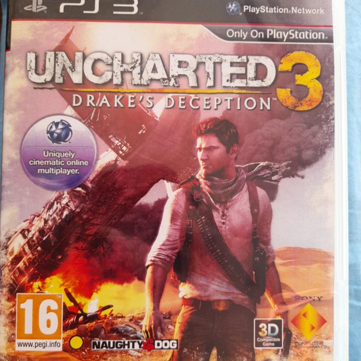 Uncharted 3 PlayStation З на английском