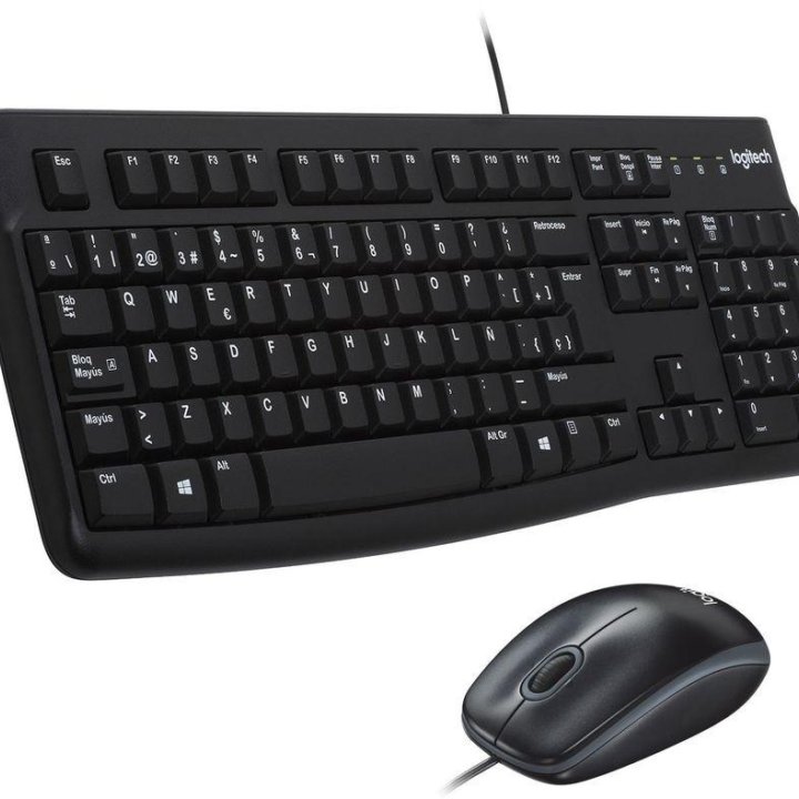 Проводной комплект Logitech MK120: клавиатура/мышь