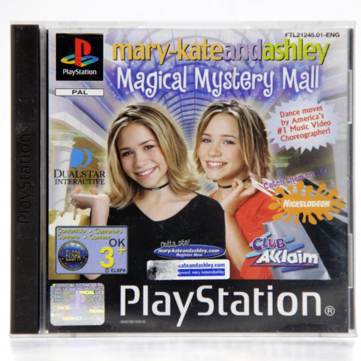 Mary Kate and Ashley Magical mystery Mall для PS1