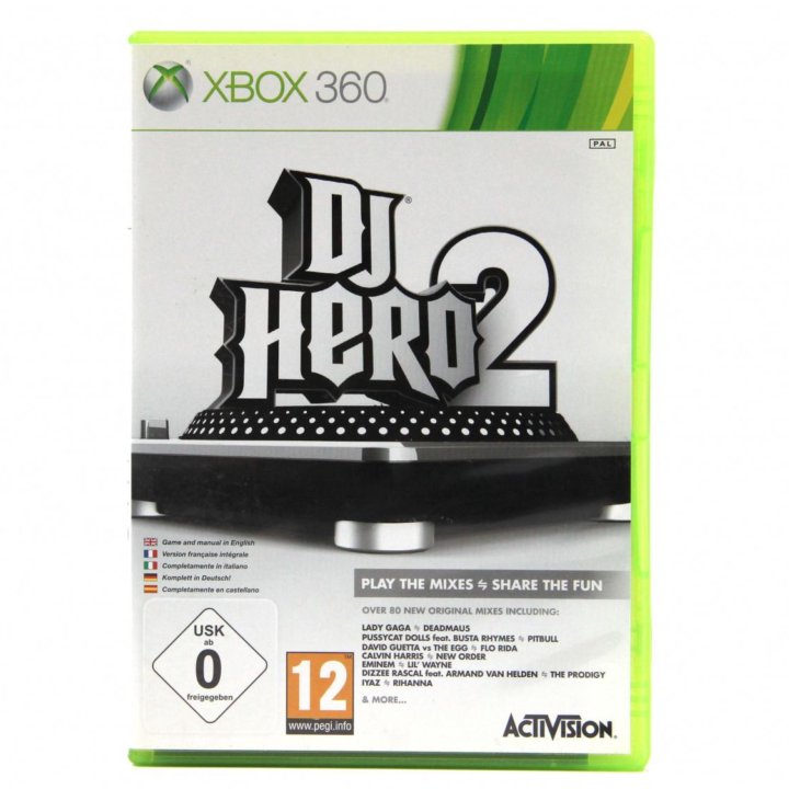 DJ Hero 2 для Xbox 360