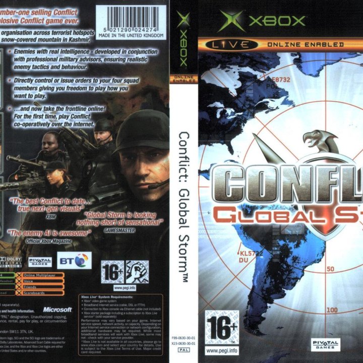 Conflict Global Storm для Xbox Original