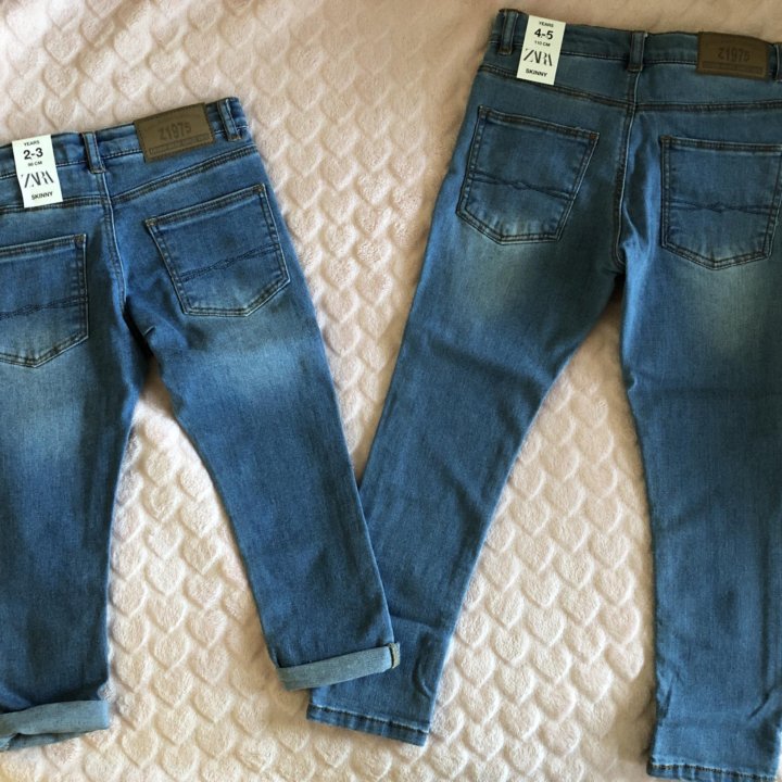 Джинсы Zara для мальчика, новые, 2-3 года, 4-5 лет